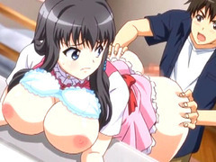 Bigboobed hentai feel nostalgia for wetpussy fucked and swallowing cum