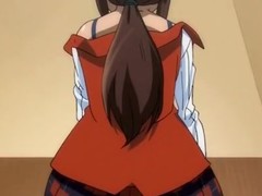 Hentail schoolgirl bonks invisible being